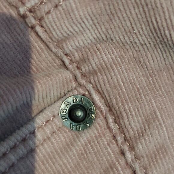 PRADA Dusty Rose Pink Straight Corduroy Pants Sz 48 - Picture 11 of 11